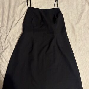 Black Spaghetti Strap Dress